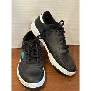 Reebok Classic Women’s Sneakers Black White Green Size 6.5